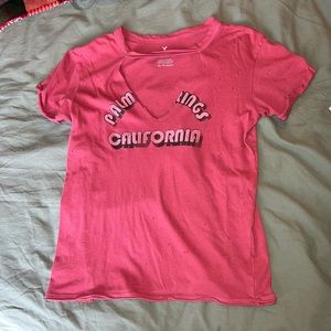Soft Red American Eagle tee